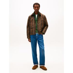 Tommy Hilfiger Waxed Tartan Check Relaxed Barn Jacket